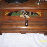 Grammophon - Holz, Blech - Johan Arlett, Wien - 1900 Grammophon - Holz, Blech - Johan Arlett, Wien - 1900