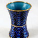 Vase - Emaille, Messing - 1925 Vase - Emaille, Messing - 1925