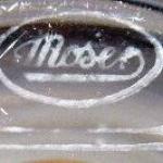 Sechs große Gläser mit Waldtieren und Vögeln-Moser Sechs große Gläser mit Waldtieren und Vögeln-Moser