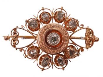 Brillant-Brosche - 1900 Brillant-Brosche - 1900