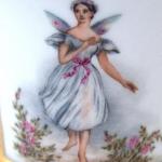 Tasse mit Miniatur der Ballerina Marie Taglioni -  Tasse mit Miniatur der Ballerina Marie Taglioni -