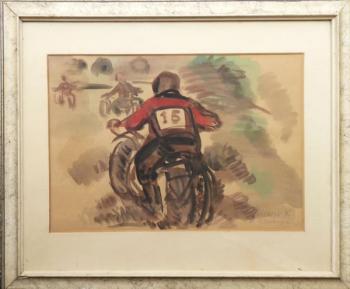 Aquarell - Papier - František Doubrava - 1953 Aquarell - Papier - František Doubrava - 1953