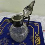 Glaskrug - Zinn, klares Glas - 1880 Glaskrug - Zinn, klares Glas - 1880
