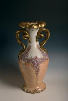 Porzellanvase mit Griffen Porzellanvase mit Griffen