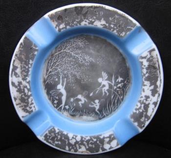 Porzellan Aschenbecher - 1930 Porzellan Aschenbecher - 1930