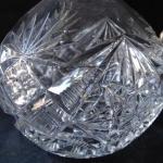 Geschliffenes Glas Krug mit Silber - Theodor Mülle Geschliffenes Glas Krug mit Silber - Theodor Mülle