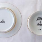 Tasse mit Miniatur der Ballerina Carlotta Grisi -  Tasse mit Miniatur der Ballerina Carlotta Grisi -