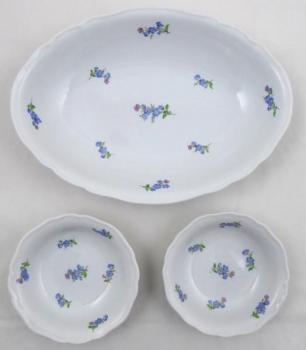 Ovale Schüssel - Porzellan - 1910 Ovale Schüssel - Porzellan - 1910