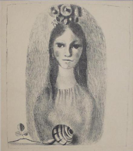 Karel Svolinsky - Mädchen mit Blumen Karel Svolinsky - Mädchen mit Blumen