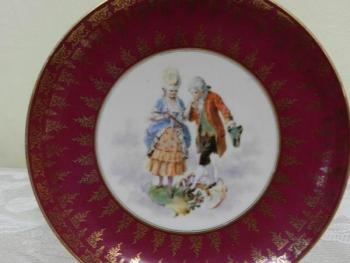 Teller - weißes Porzellan - Carl Knoll Carlsbad - 1910 Teller - weißes Porzellan - Carl Knoll Carlsbad - 1910