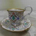 Tasse und Untertasse - Porzellan - 1930 Tasse und Untertasse - Porzellan - 1930