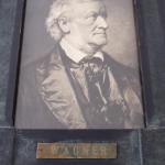 Rahmen mit einem Porträt des Komponisten Wagner Rahmen mit einem Porträt des Komponisten Wagner