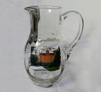 Glaskrug - klares Glas - 1960 Glaskrug - klares Glas - 1960