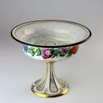 Glasschale - klares Glas, Milchglas - 1860 Glasschale - klares Glas, Milchglas - 1860