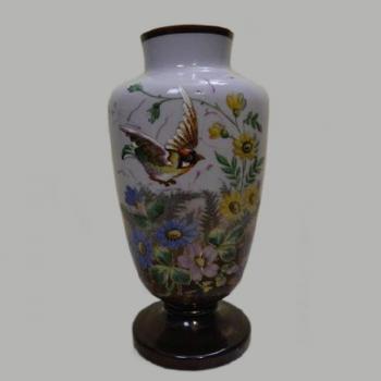 Vase - Glas, Milchglas - 1850 Vase - Glas, Milchglas - 1850