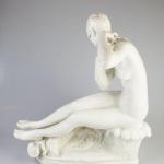 Porzellan Figur Frau - weißes Porzellan - Porcelánka Míšeò - Meissen - 1970 Porzellan Figur Frau - weißes Porzellan - Porcelánka Míšeò - Meissen - 1970