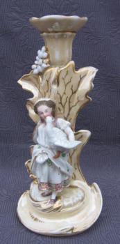 Porzellan Kerzenhalter - 1880 Porzellan Kerzenhalter - 1880