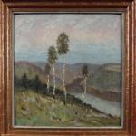 J. Kar. Jelinek - Blick auf das Tal mit dem Fluss J. Kar. Jelinek - Blick auf das Tal mit dem Fluss