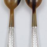 Silberbesteck - Horn (Keratin), Silber - 1960 Silberbesteck - Horn (Keratin), Silber - 1960
