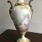 Porzellan Vase - Bronze, weißes Porzellan - 1880 Porzellan Vase - Bronze, weißes Porzellan - 1880