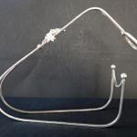 Silber elastischer Flaschenhalter für Wein Silber elastischer Flaschenhalter für Wein