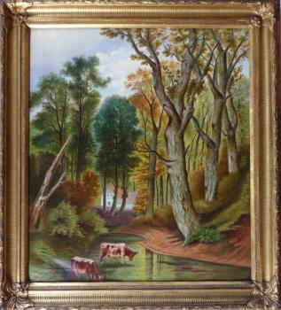 Landschaft - Leinwand - 1880 Landschaft - Leinwand - 1880