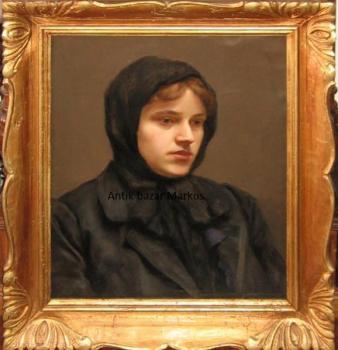 Porträt einer Frau - 1880 Porträt einer Frau - 1880