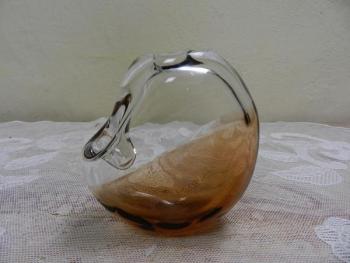 Vase - Glas, handgemachte Glas - 1976 Vase - Glas, handgemachte Glas - 1976