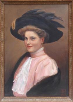 Porträt einer Frau - Leinwand - 1910 Porträt einer Frau - Leinwand - 1910