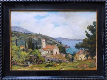 Blick auf das Meer - Karton - Joža Mikš - 1927 Blick auf das Meer - Karton - Joža Mikš - 1927