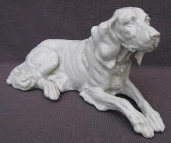 Porzellan Figur Hund - 1930 Porzellan Figur Hund - 1930