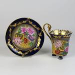 Tasse und Untertasse, Sevres, Francie Tasse und Untertasse, Sevres, Francie