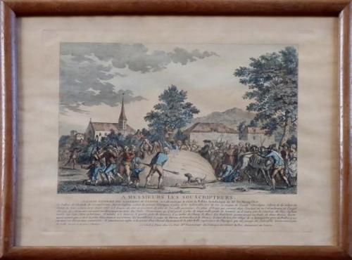Alarm von einem Wasserstoffballon Absturz am 27. A Alarm von einem Wasserstoffballon Absturz am 27. A