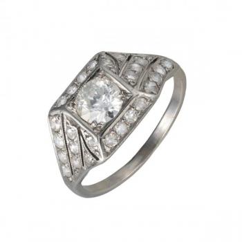 Platin Ring - 1910 Platin Ring - 1910