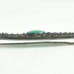 Silberbrosche - Silber, chrysoprase - Marie Køivánková - 1915 Silberbrosche - Silber, chrysoprase - Marie Køivánková - 1915