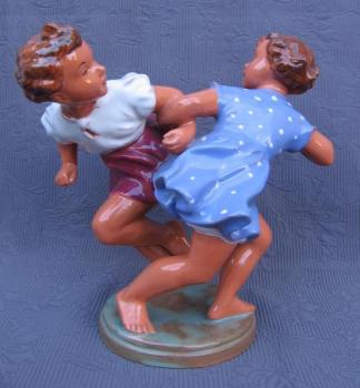 Keramikfigur Kind - 1950 Keramikfigur Kind - 1950