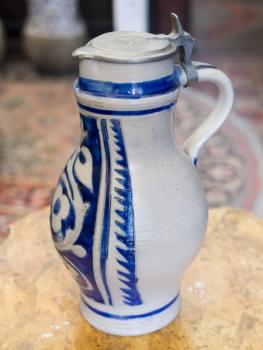 Bierkrug - Zinn, Keramik Bierkrug - Zinn, Keramik