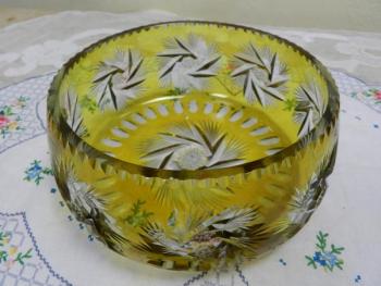 Glasschüssel - Kristall - 1930 Glasschüssel - Kristall - 1930