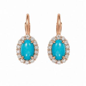 Goldene Ohrringe - Gold, Diamant - 2020 Goldene Ohrringe - Gold, Diamant - 2020