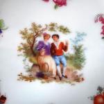 Der Schüssel mit Schalen - Galante Szene Der Schüssel mit Schalen - Galante Szene