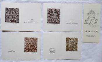 Olga Cechova - 4 x PF 1980, Freundeskreis der Schö Olga Cechova - 4 x PF 1980, Freundeskreis der Schö