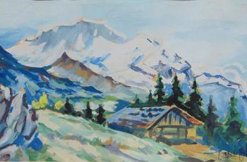 Berglandschaft - 1960 Berglandschaft - 1960