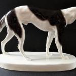 Keramik Statuette Barsoi - Goldscheider Keramik Statuette Barsoi - Goldscheider