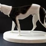 Keramik Statuette Barsoi - Goldscheider Keramik Statuette Barsoi - Goldscheider