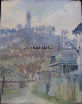 Blick auf die Stadt - 1940 Blick auf die Stadt - 1940