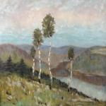 J. Kar. Jelinek - Blick auf das Tal mit dem Fluss J. Kar. Jelinek - Blick auf das Tal mit dem Fluss