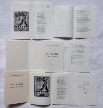Petr Kopta - Guillmo Apollinaire, Drei Gedichte Petr Kopta - Guillmo Apollinaire, Drei Gedichte
