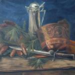 Salasek - Stilleben mit dem Jagdmesser Salasek - Stilleben mit dem Jagdmesser