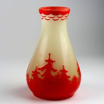 Vase - klares Glas, Opalglas - 1925 Vase - klares Glas, Opalglas - 1925