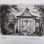 Fünf Exlibris - Vychodilova, Benes, Valenta, Mares Fünf Exlibris - Vychodilova, Benes, Valenta, Mares